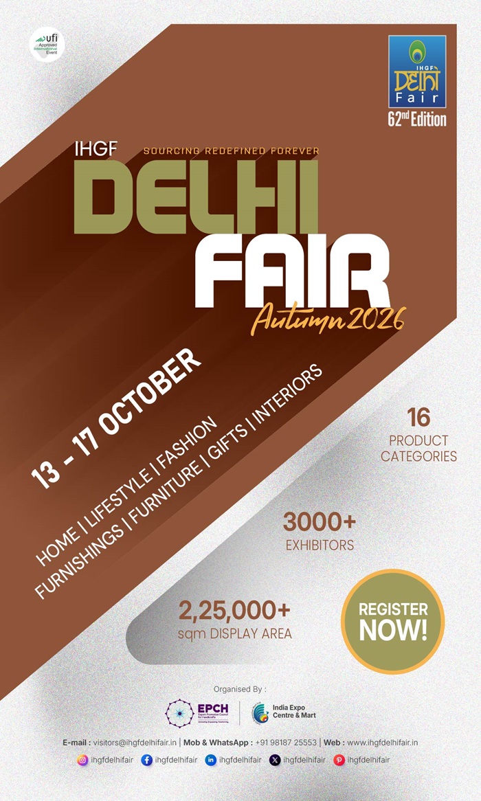 62nd IHGF Delhi Fair Autumn 2026|13-17 Oct 2026